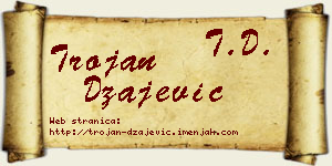 Trojan Džajević vizit kartica